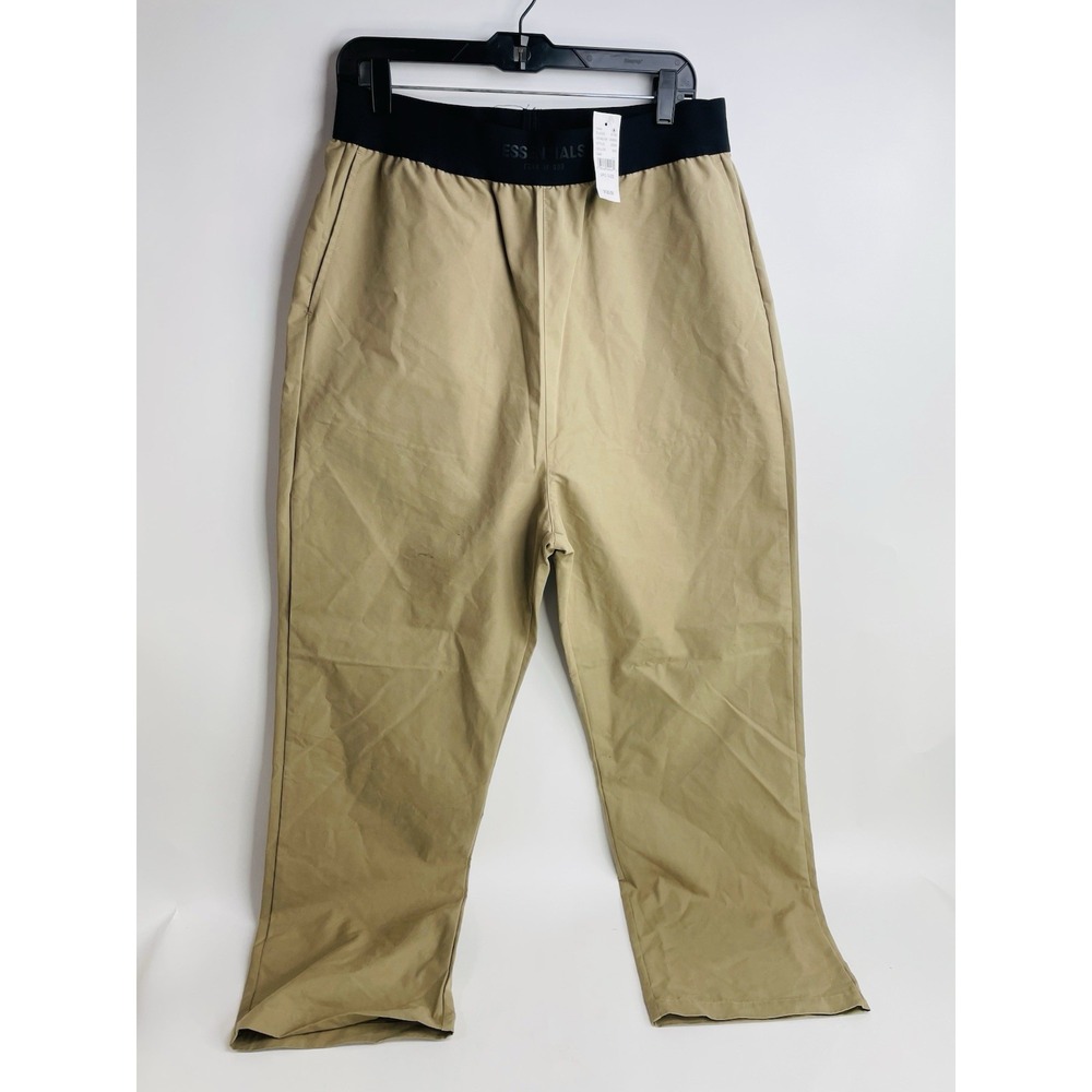 Fear of God Essentials Relaxed Trouser 'Oak' size Large
